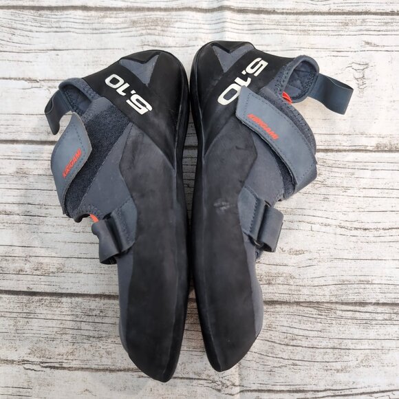 Five Ten Kirigami Climbing Shoes Black/Gray Orange Grip Rubber – Men’s 9.5 - Picture 6 of 9
